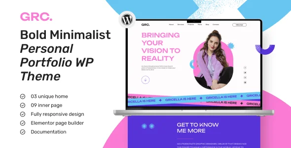 LinkGrace - Creative Portfolio WordPress Theme